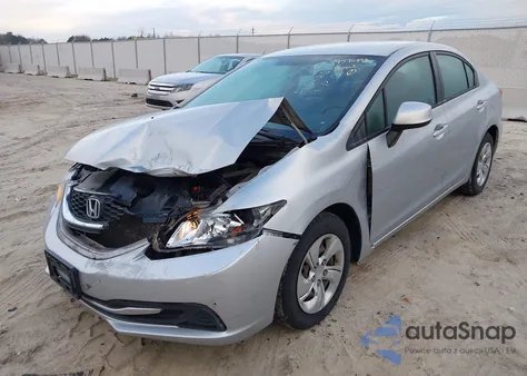 2013 Honda Civic Lx from USA, damaged, VIN 2HGFB2F53DH595903